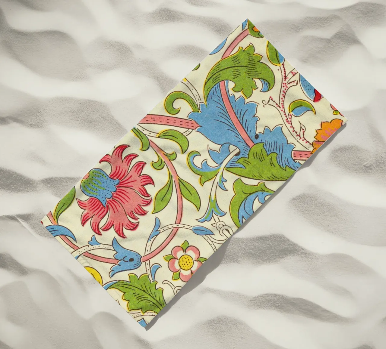 pretty floral pattern telo mare da Venus Art