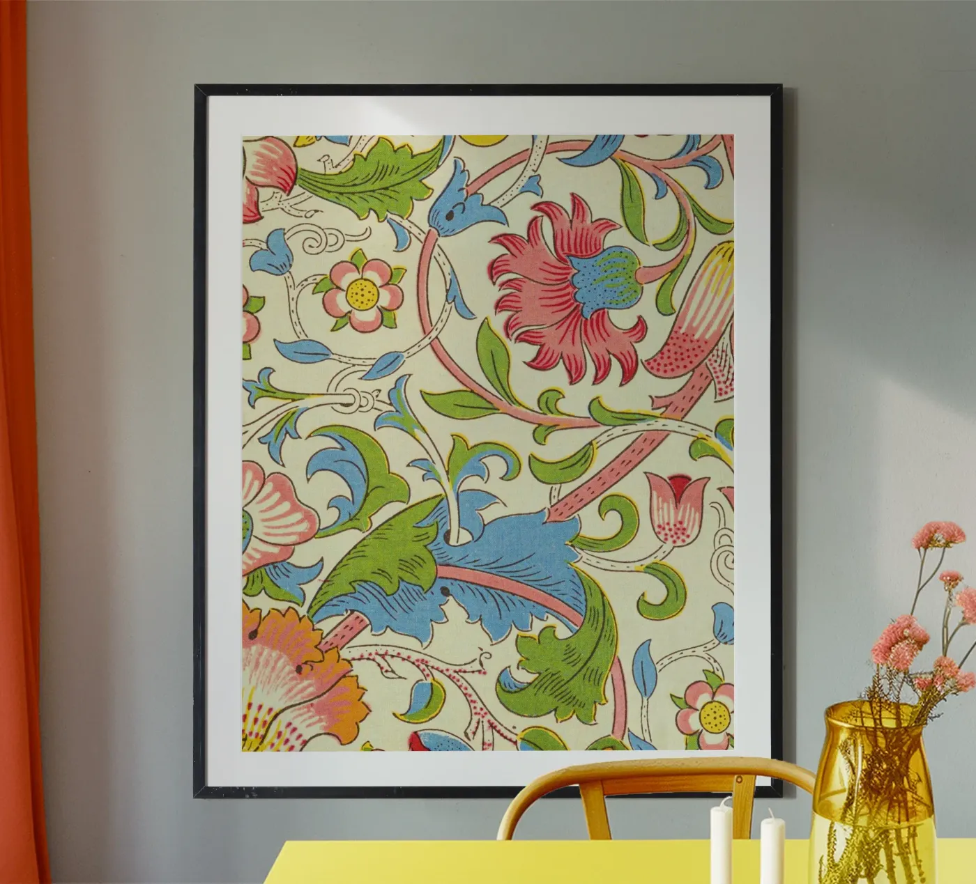 pretty floral pattern poster da Venus Art
