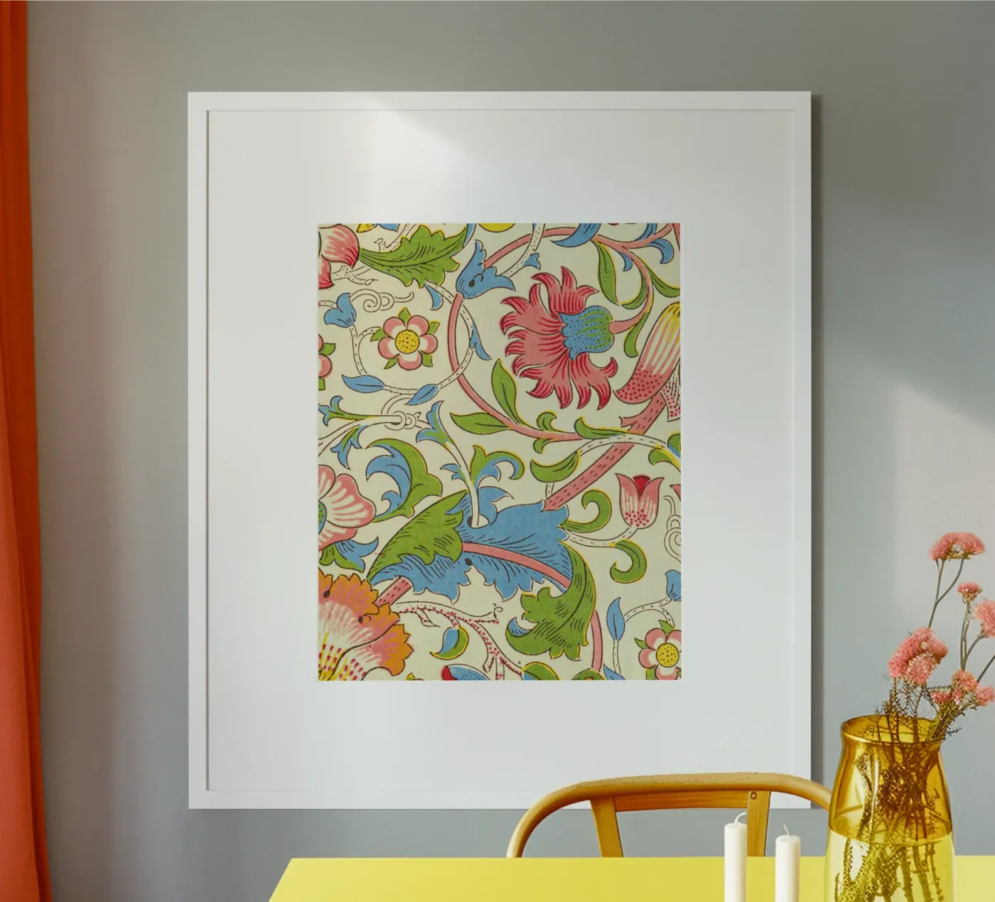 pretty floral pattern poster da Venus Art