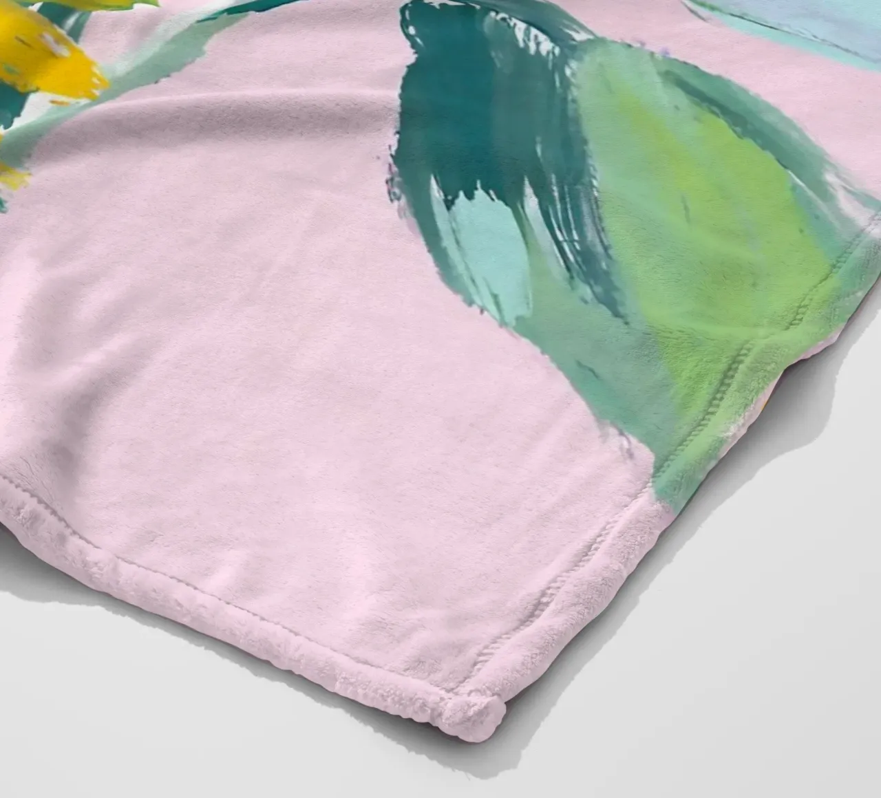 Sonnenblumen fleece blanket by Ohkimiko