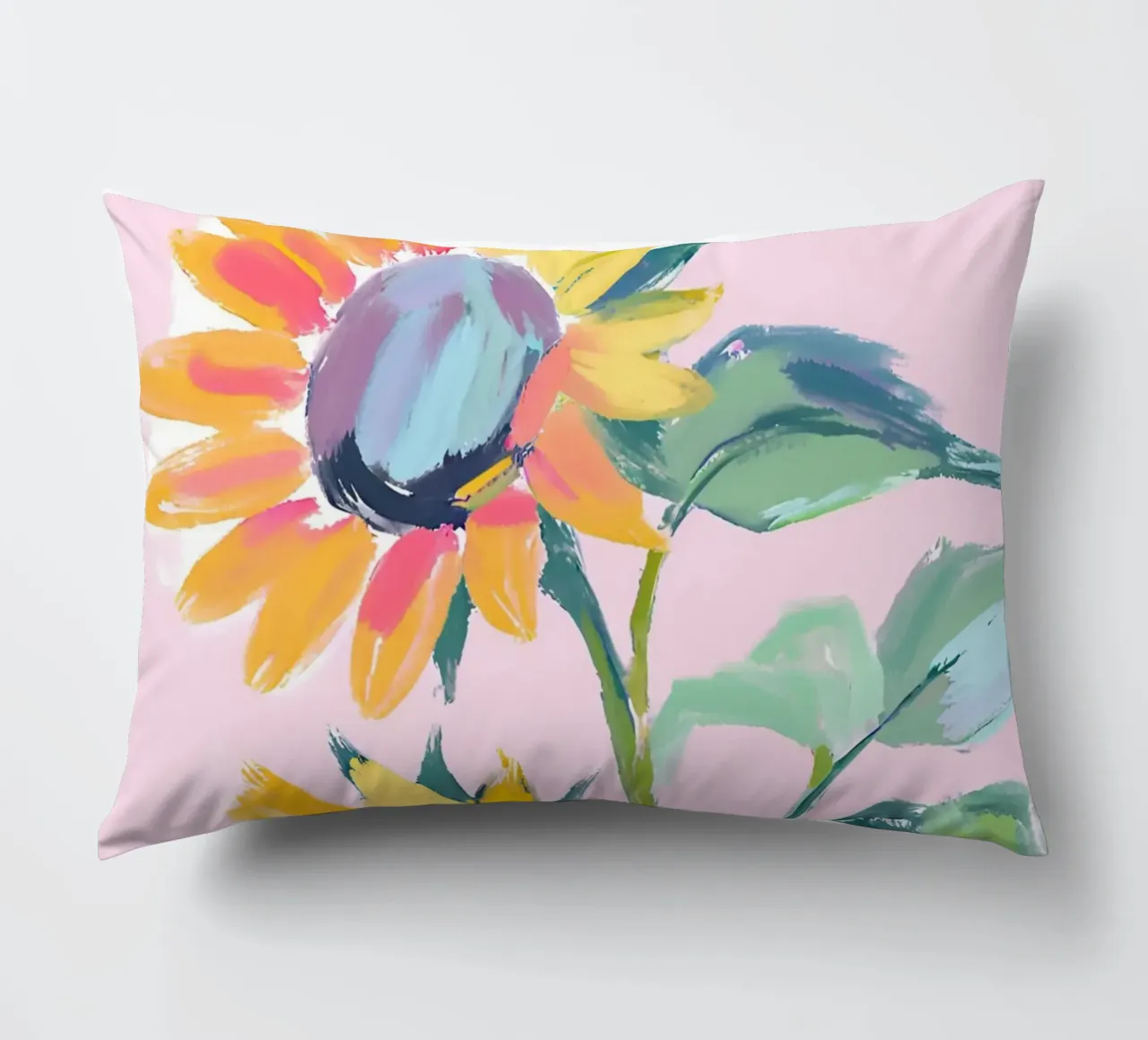 Sonnenblumen decorative cushion by Ohkimiko