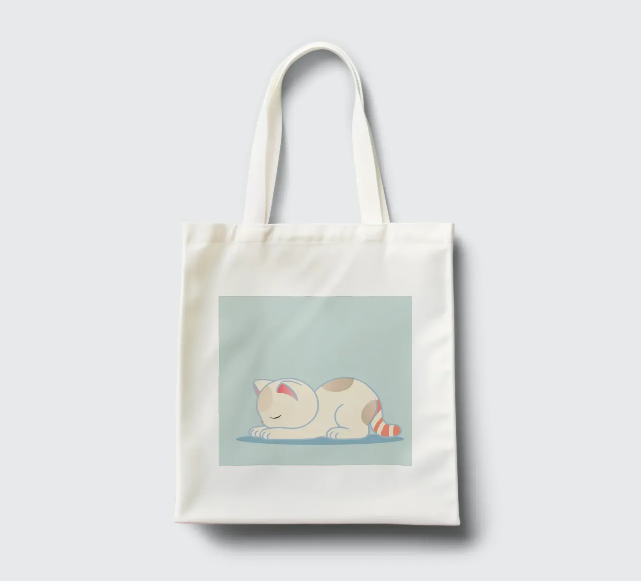 Cat doing yoga exercise - design for inner peace tote bag by namosh