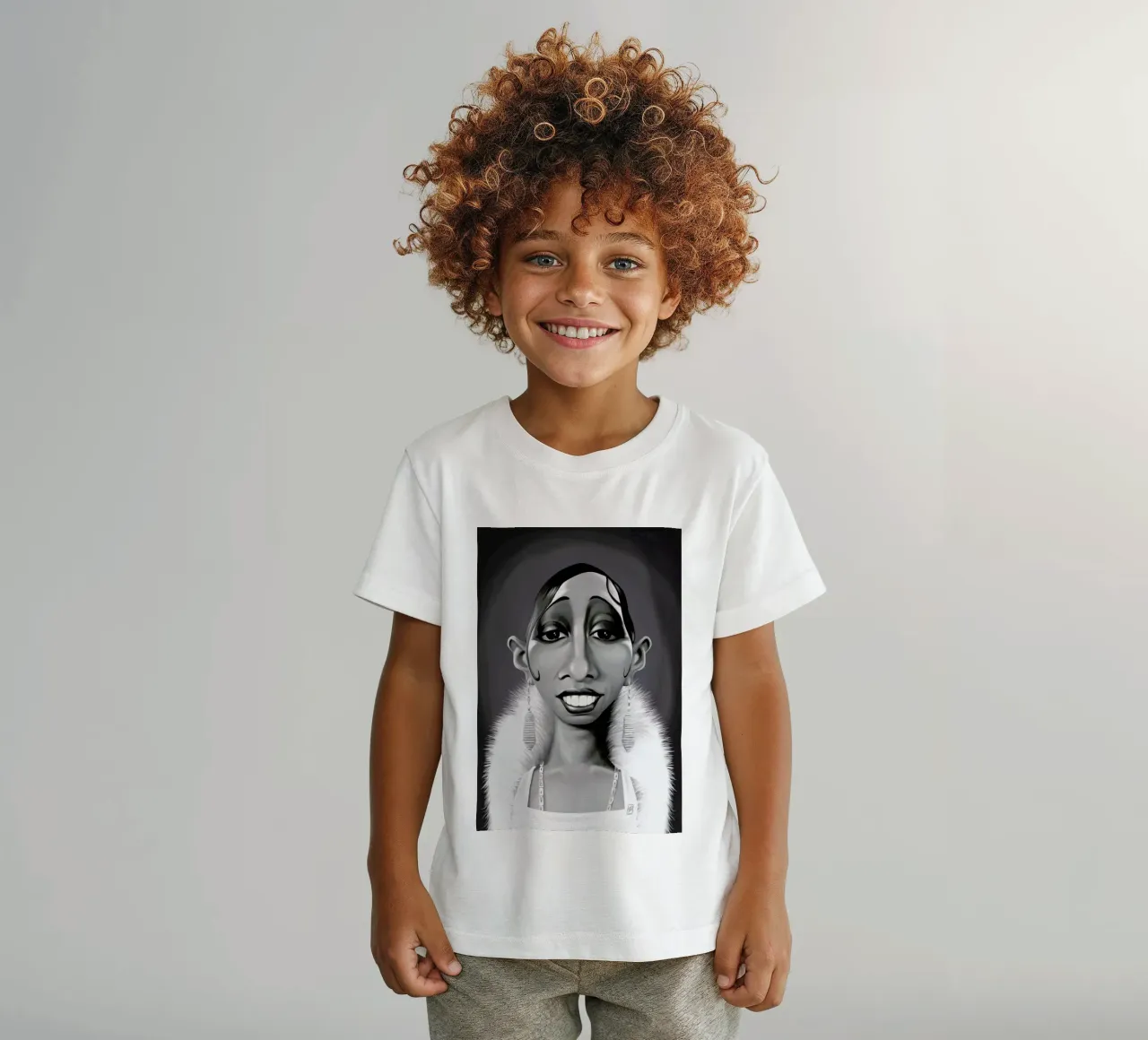 Josephine Baker kids t-shirt by Rob Art | Illustration