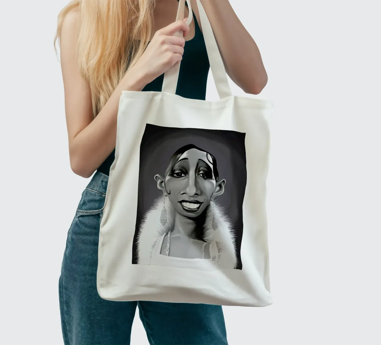 Josephine Baker tote bag by Rob Art | Illustration
