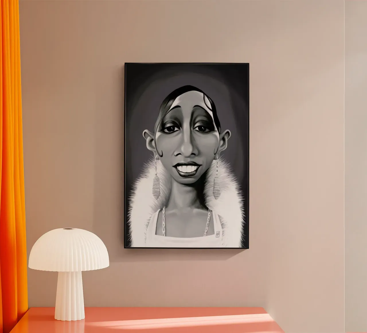 Josephine Baker plexiglass da Rob Art | Illustration