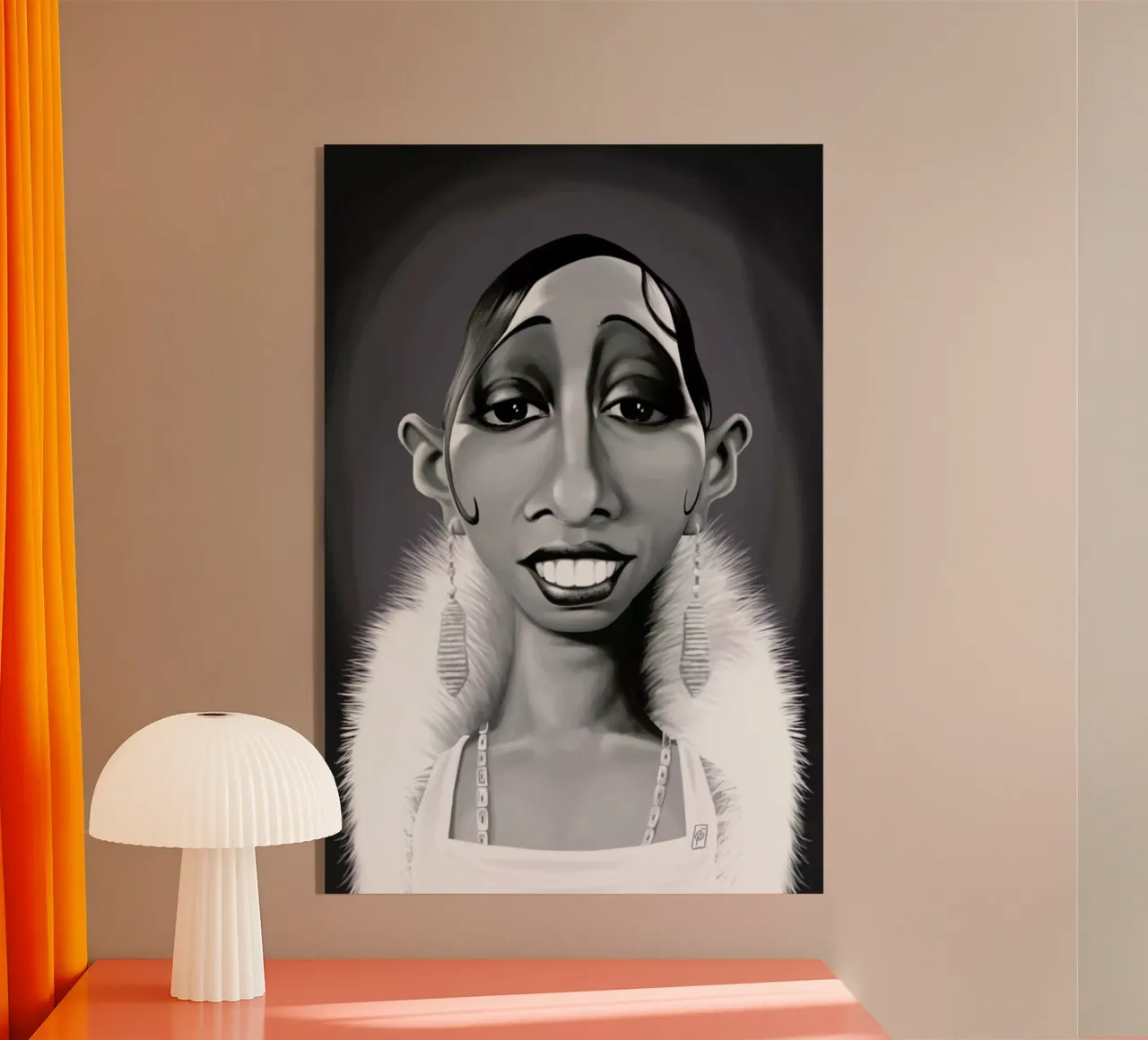 Josephine Baker plexiglass da Rob Art | Illustration