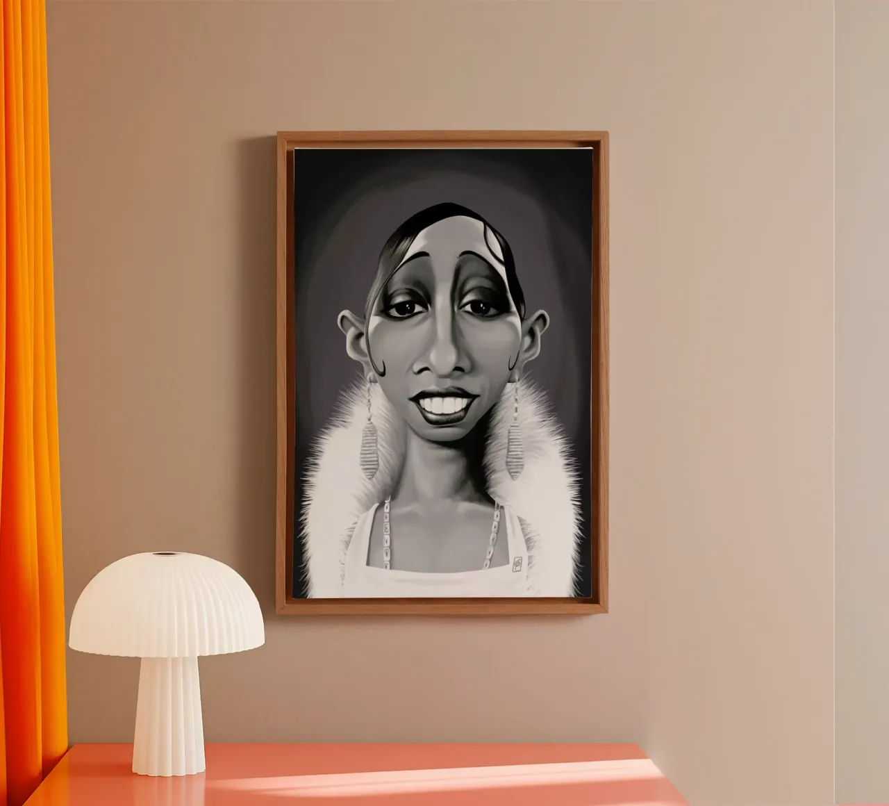 Josephine Baker canvas by Rob Art | Illustration