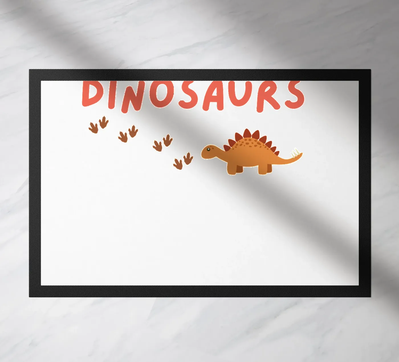 Dinosaur kid doormat by khoailang