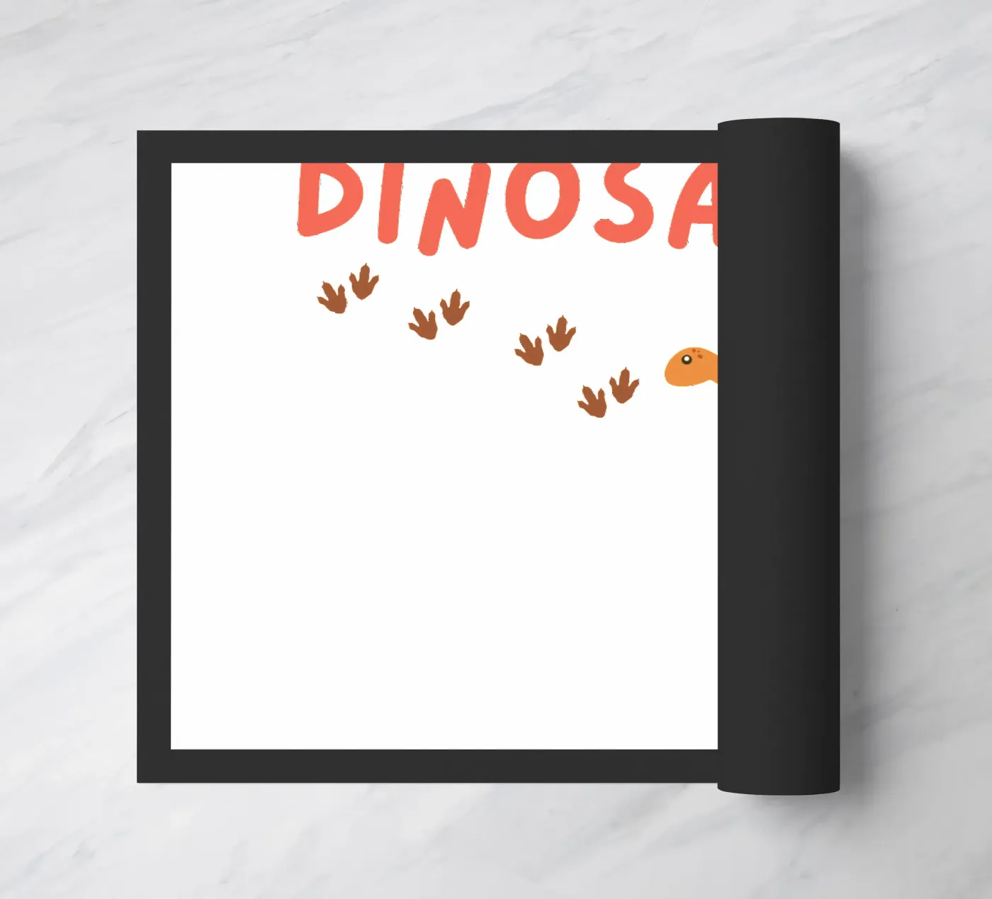 Dinosaur kid doormat by khoailang