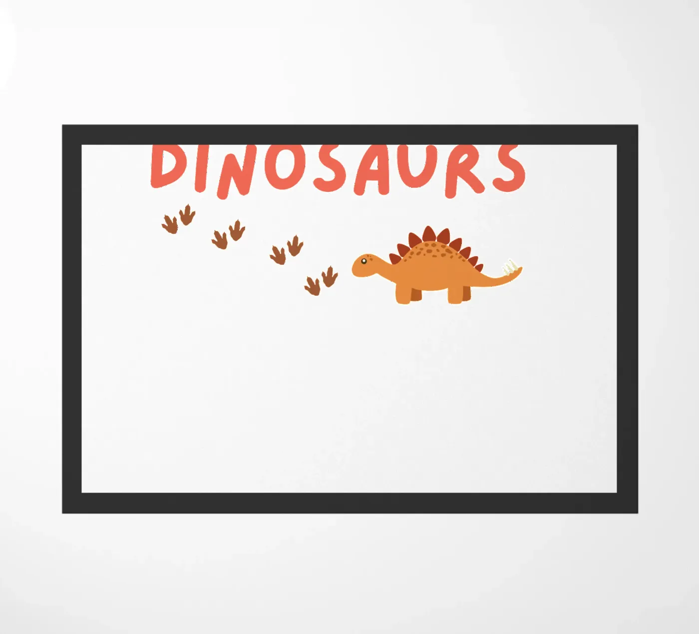 Dinosaur kid doormat by khoailang