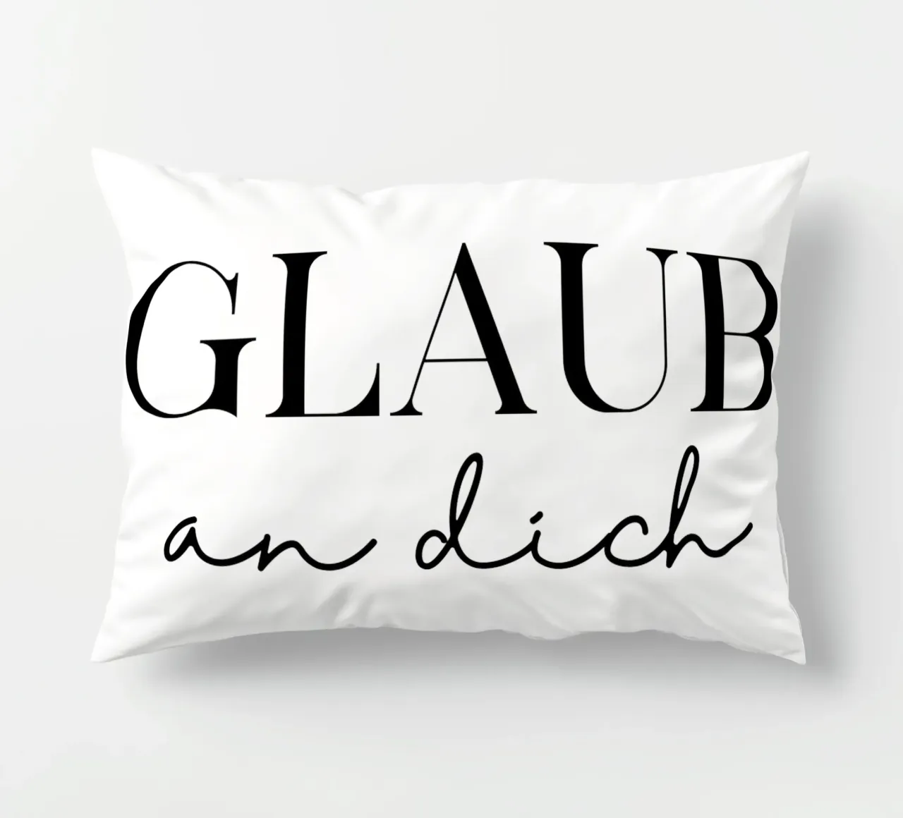 Glaub an dich cuscino da BAINAI QUOTES