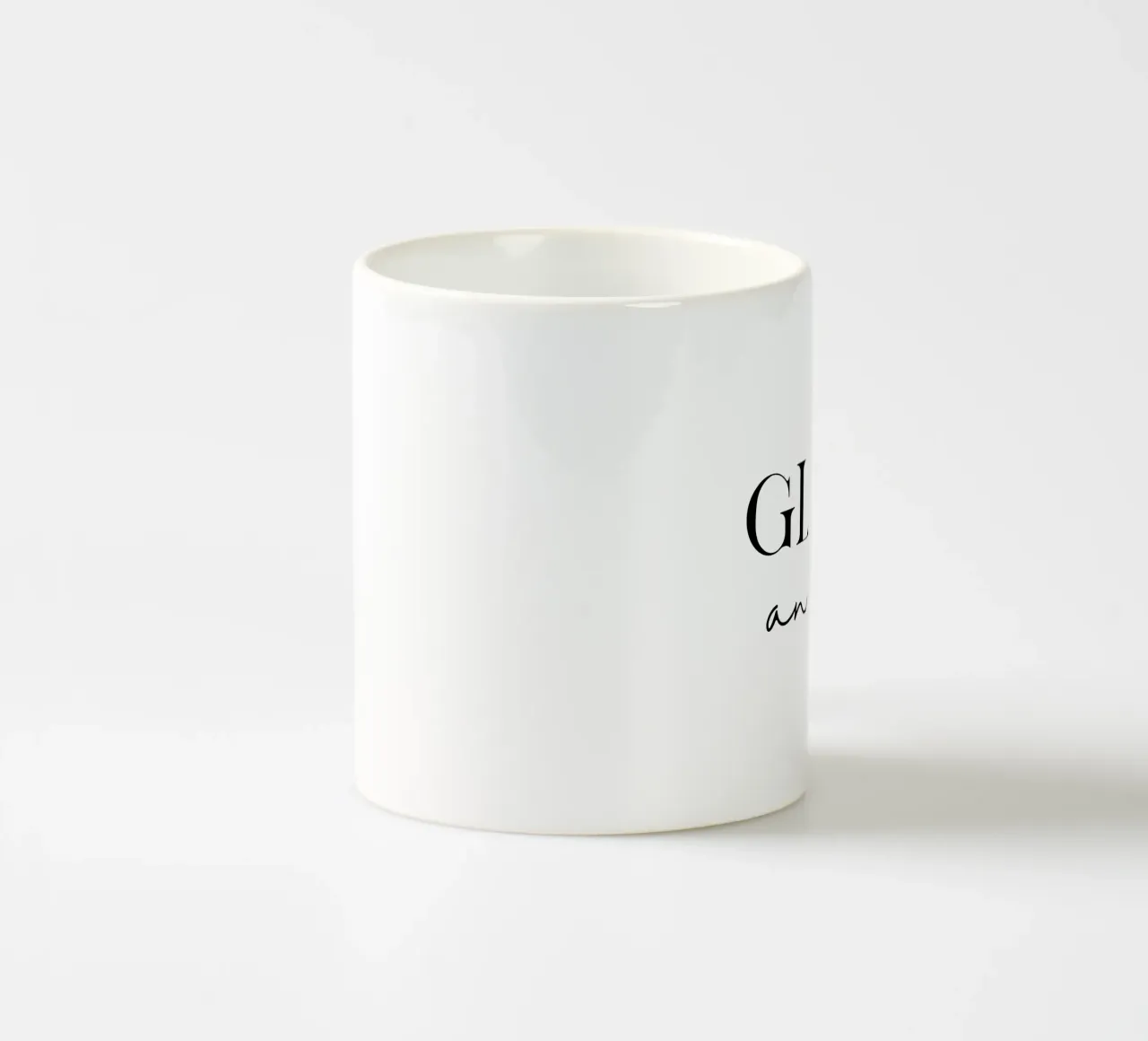 Glaub an dich tazza in ceramica da BAINAI QUOTES
