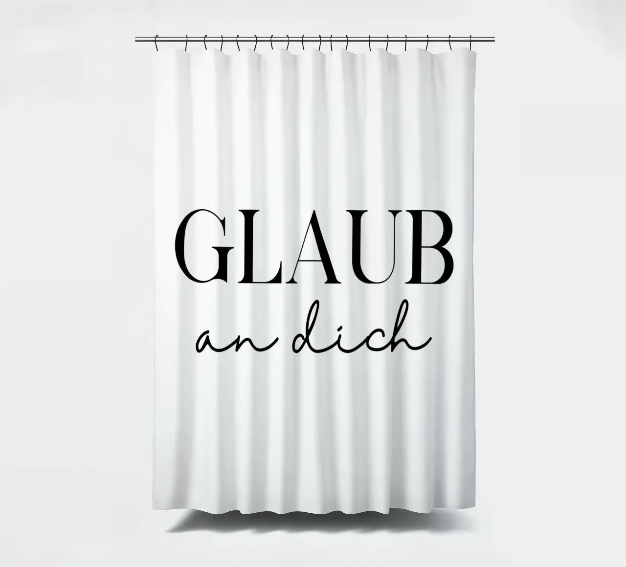 Glaub an dich tenda da doccia da BAINAI QUOTES