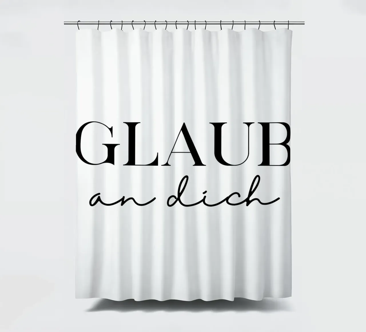 Glaub an dich tenda da doccia da BAINAI QUOTES