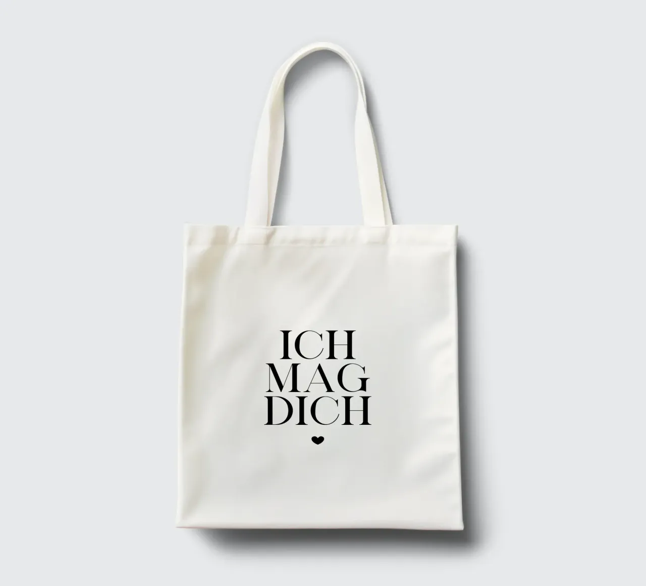 Ich mag dich tote bag by BAINAI QUOTES