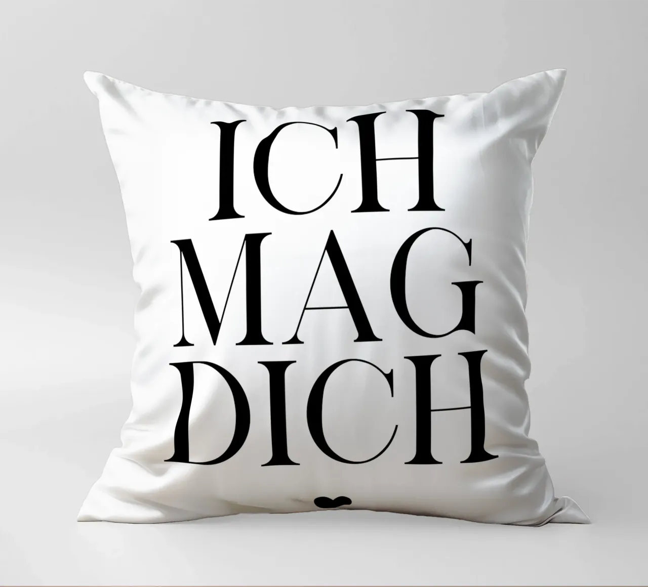 Ich mag dich cuscino da BAINAI QUOTES