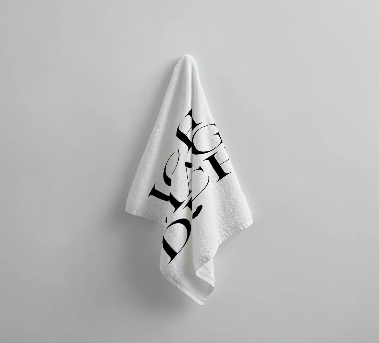 Ich mag dich towel by BAINAI QUOTES