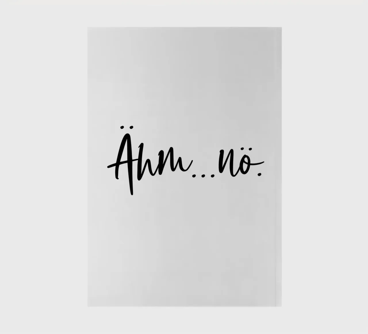 Ähm...nö notebook by BAINAI QUOTES