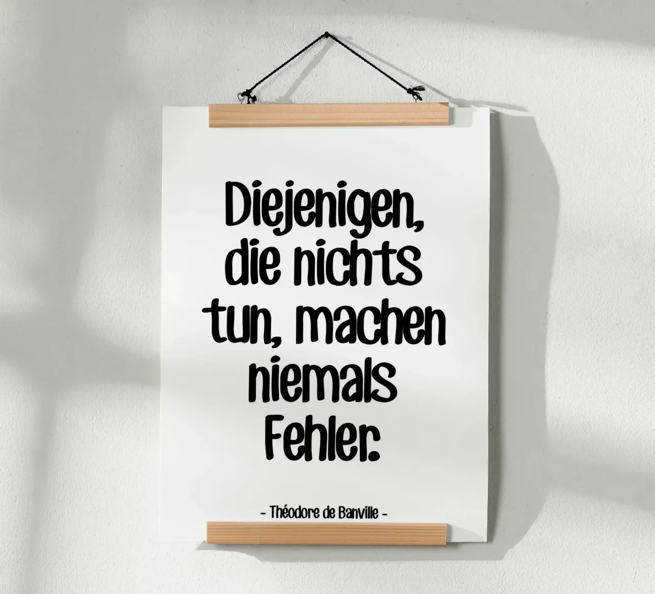 Citation Motivation de Théodore de Banville poster de Wall of Words