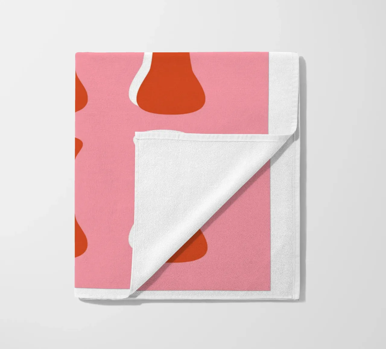 Hi hi hi rosa rot beach towel by BAINAI QUOTES