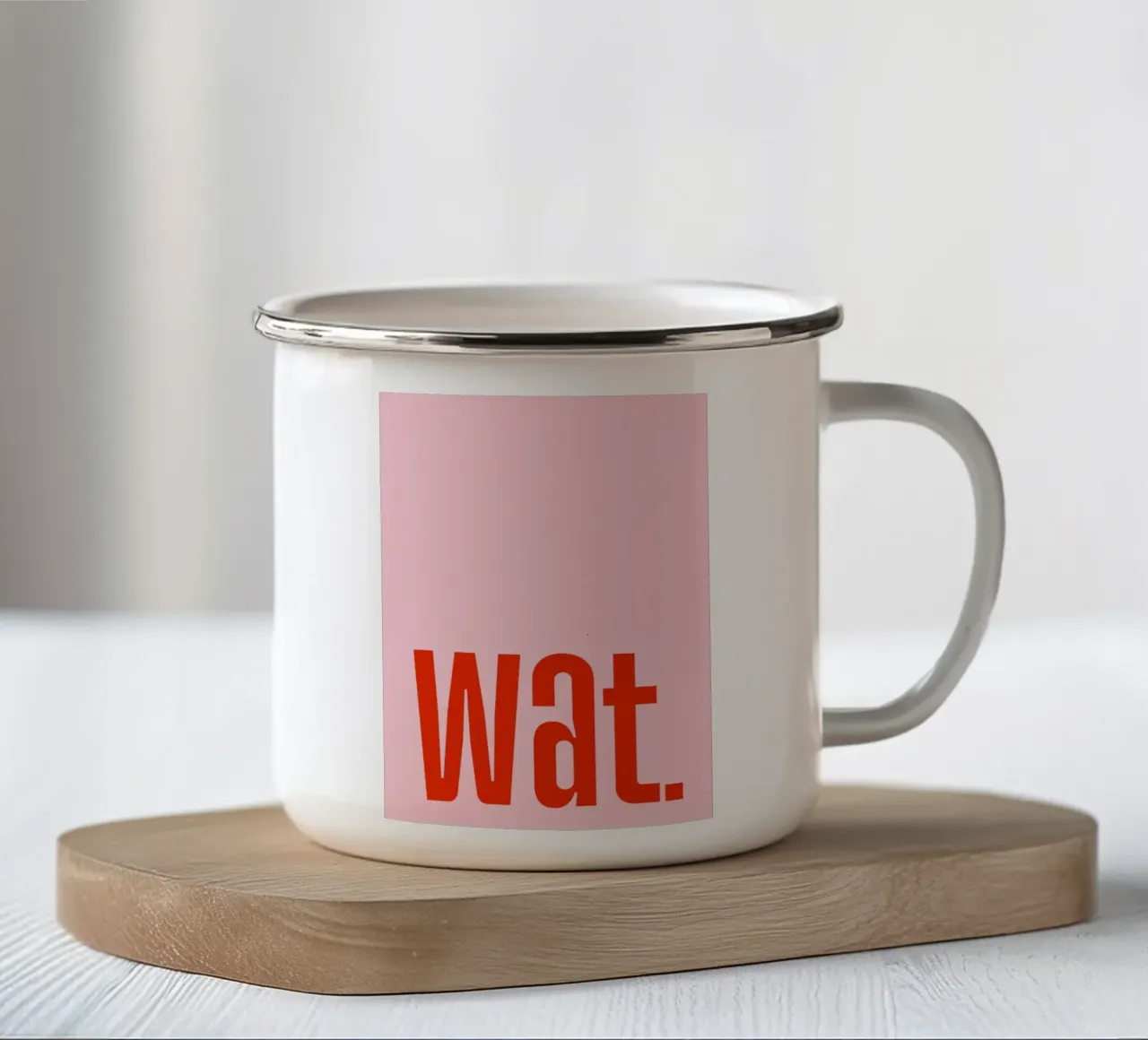 Wat rosarot tazza in smalto da BAINAI QUOTES