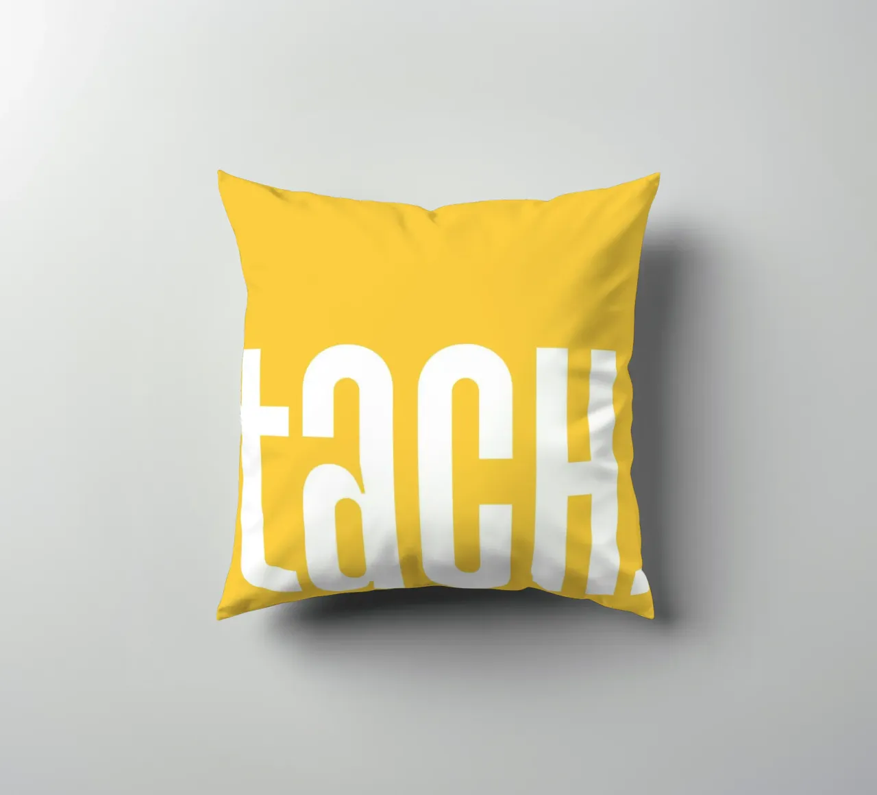Tach - gelb cuscino da BAINAI QUOTES