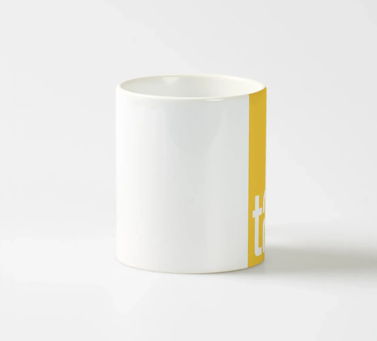 Tach - gelb tazza in ceramica da BAINAI QUOTES