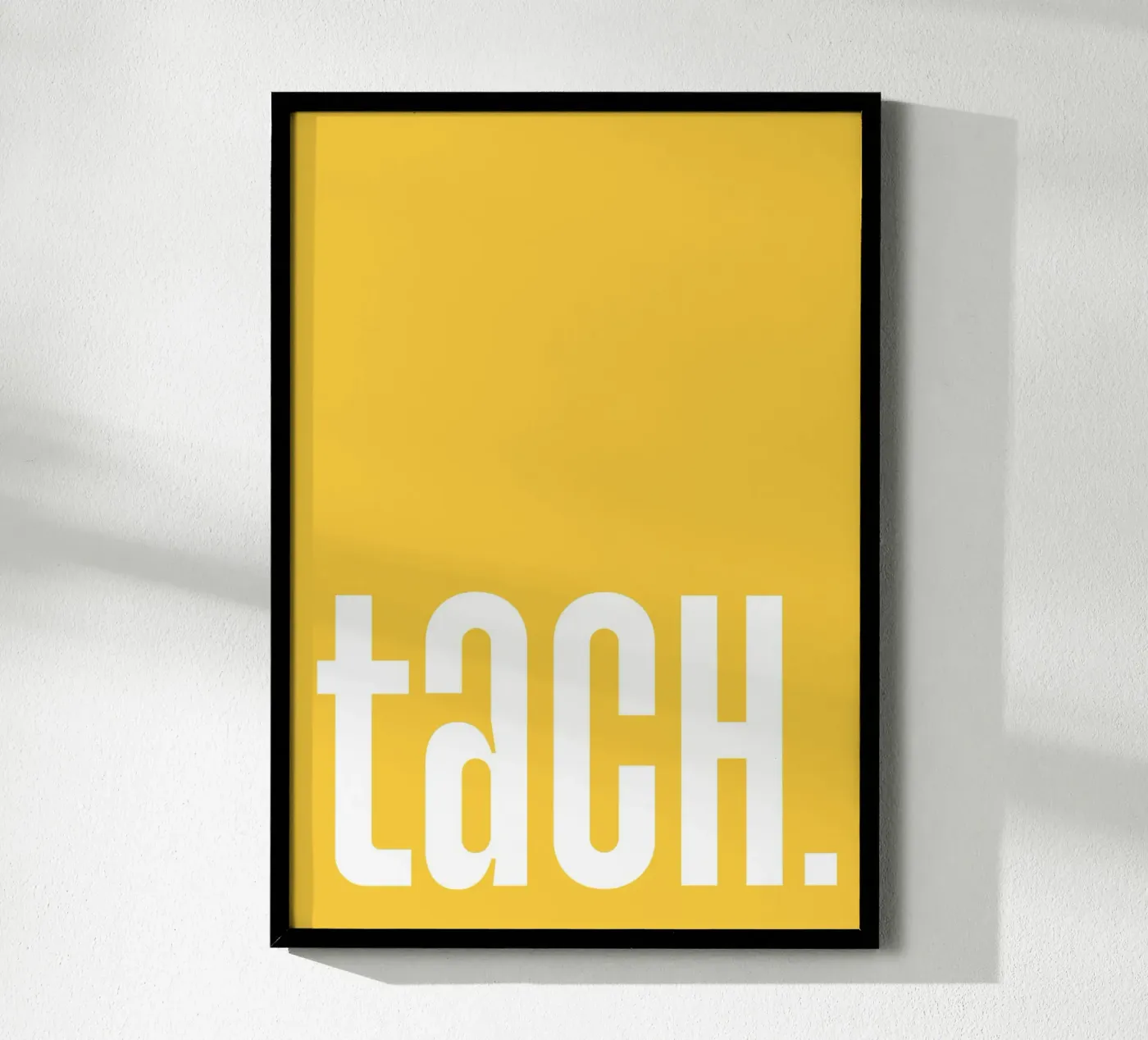 Tach - gelb poster da BAINAI QUOTES