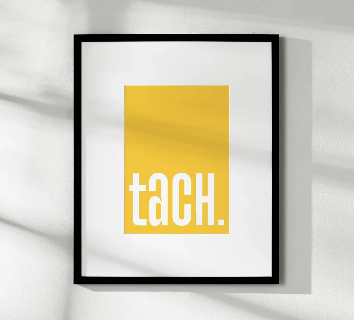 Tach - gelb poster da BAINAI QUOTES