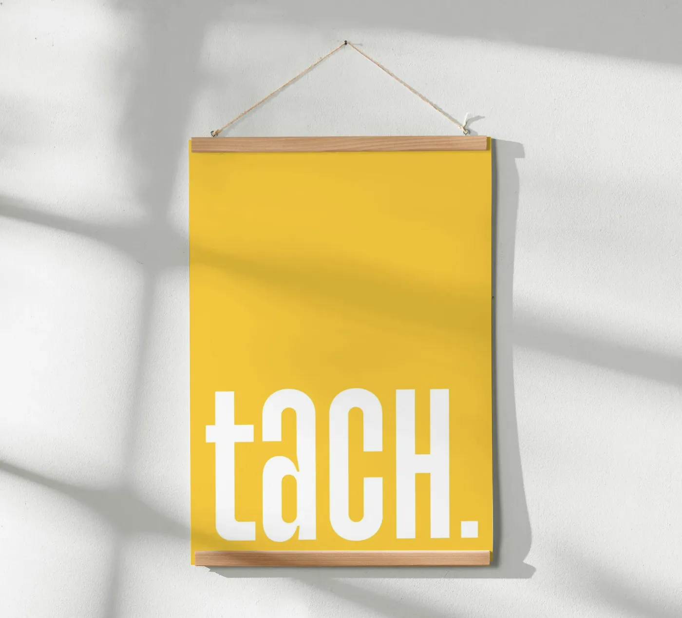 Tach - gelb poster da BAINAI QUOTES