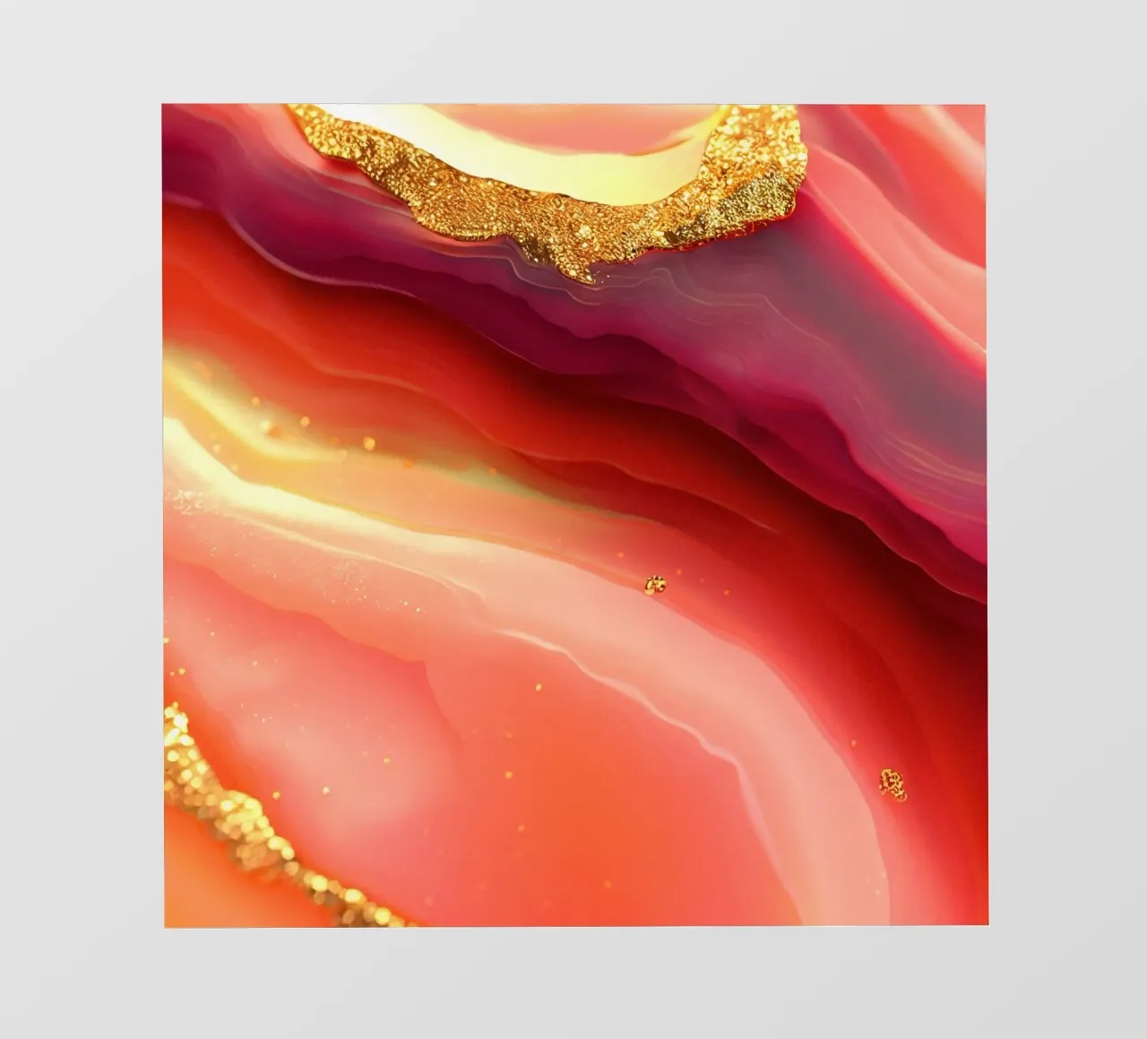 Agata rosa caldo e arancione telo in pvc da Gemstone Textures