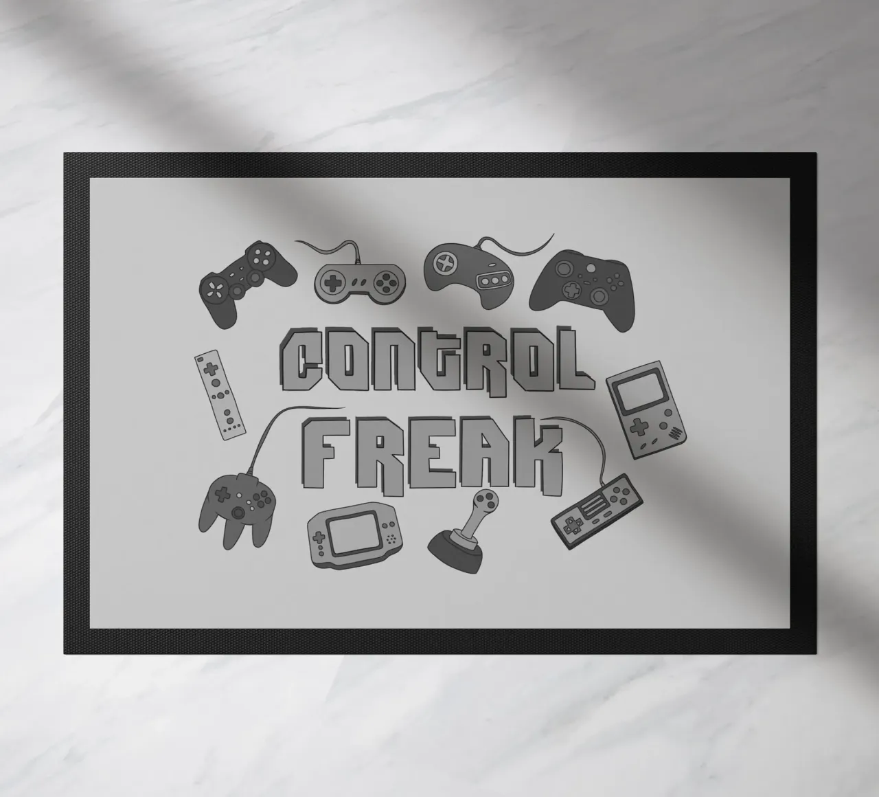 Control Freak doormat by Loobs