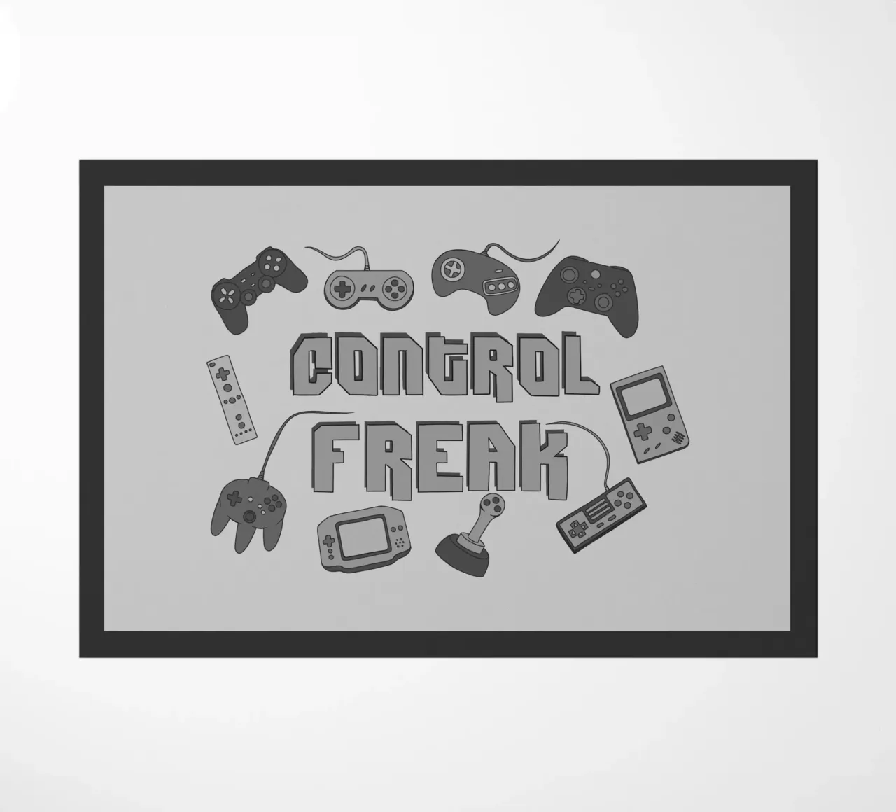 Control Freak doormat by Loobs