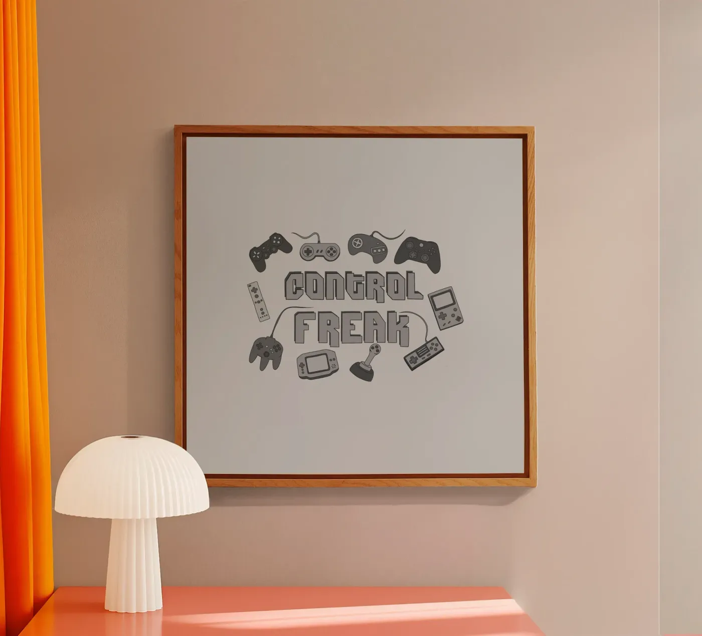 Control Freak acrylic glass by Loobs