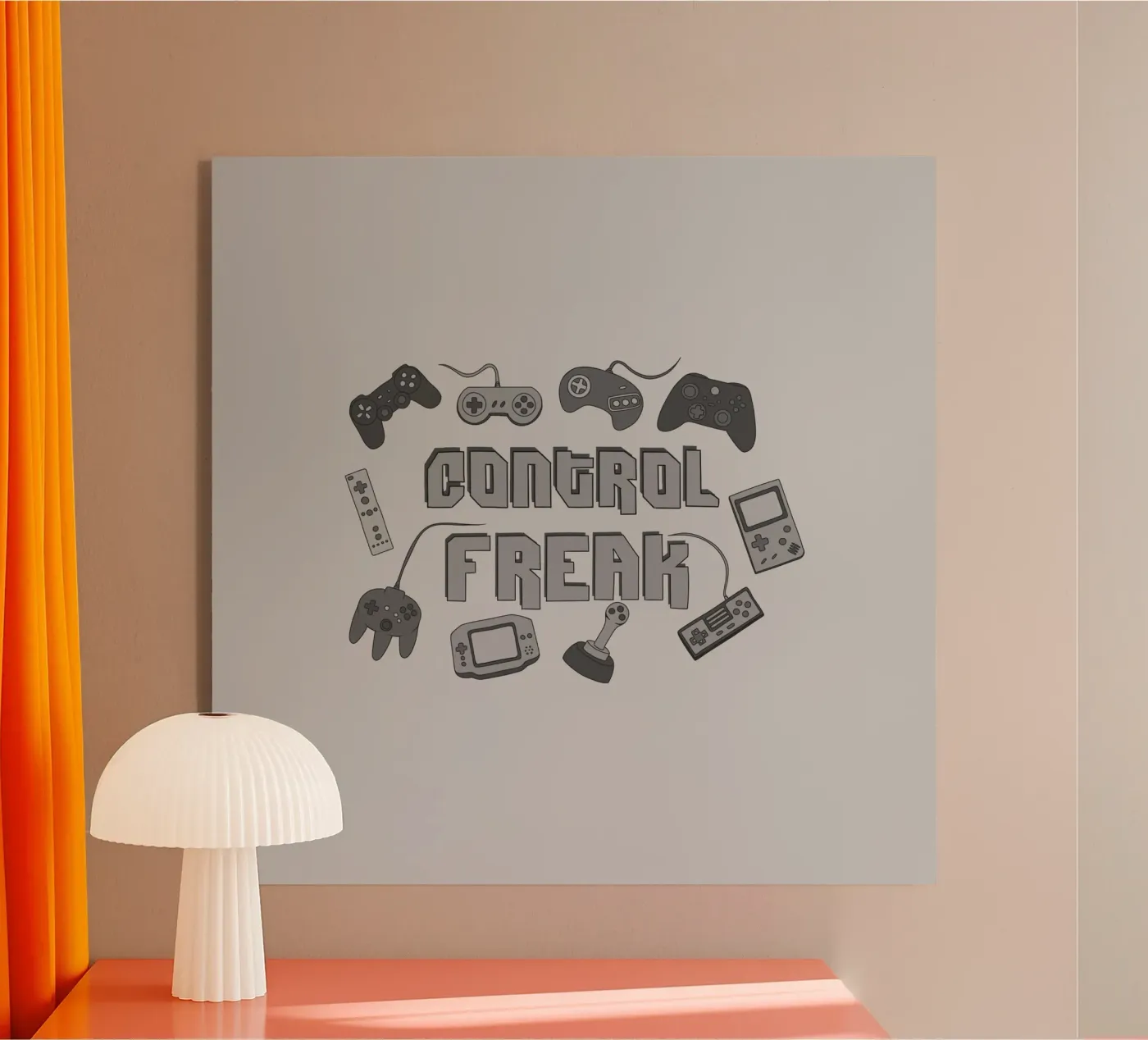 Control Freak acrylic glass by Loobs