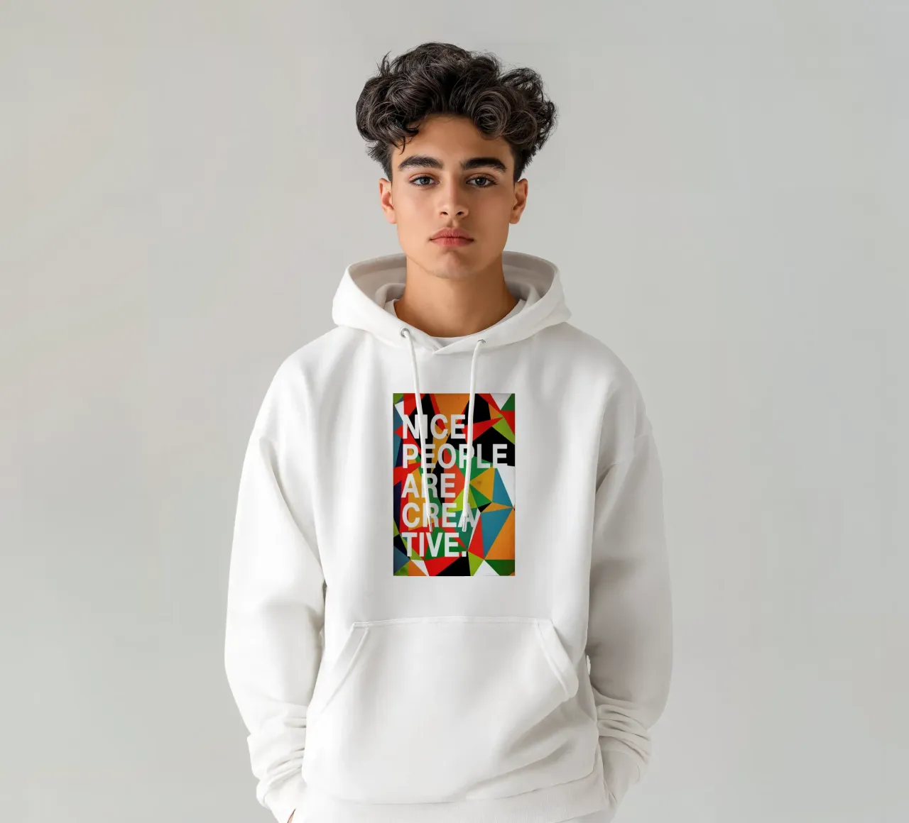 Nice people are Creative felpa con cappuccio da Danny Ivan
