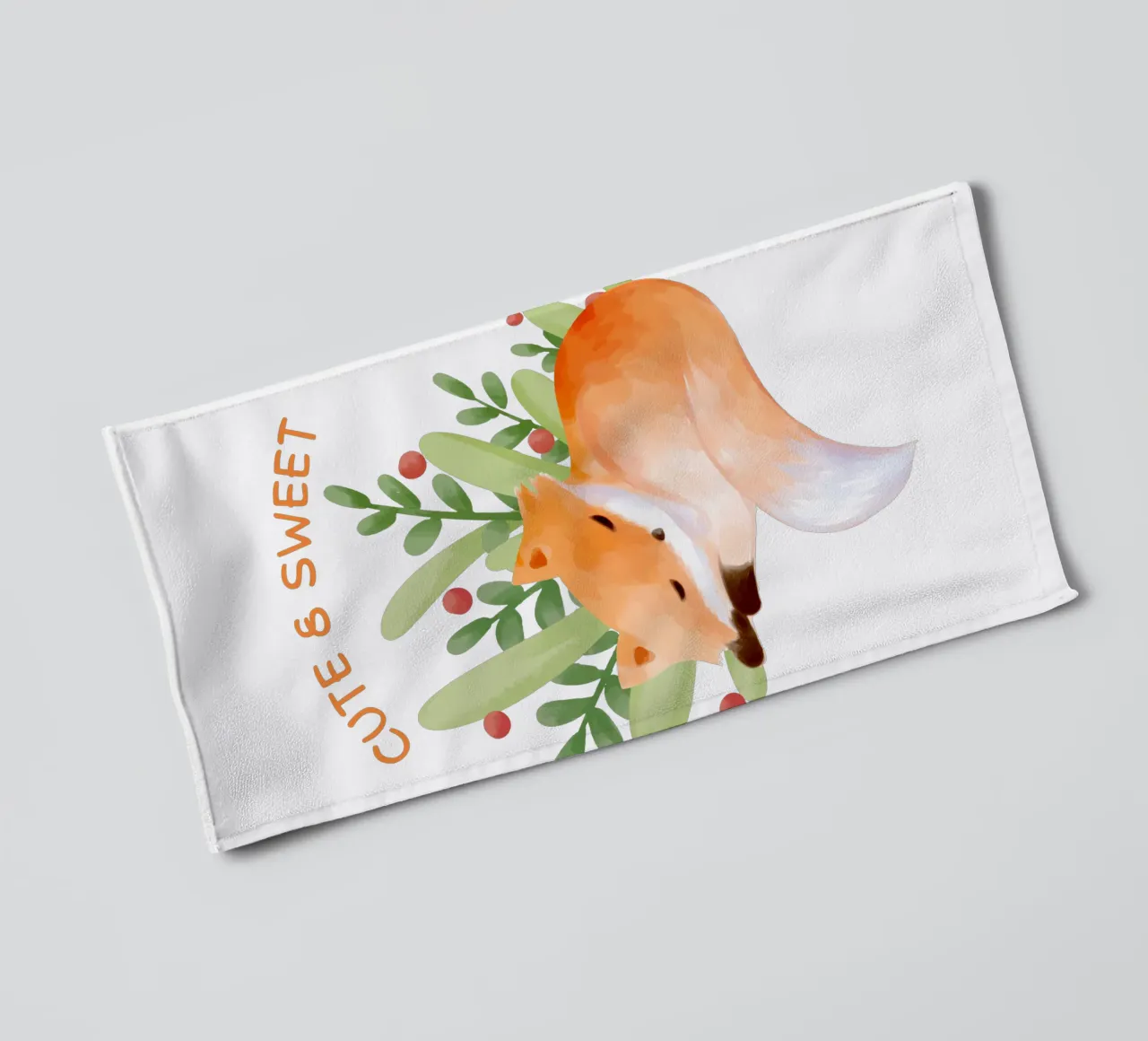 fuchsiges und süßes Kind Handtuch von khoailang