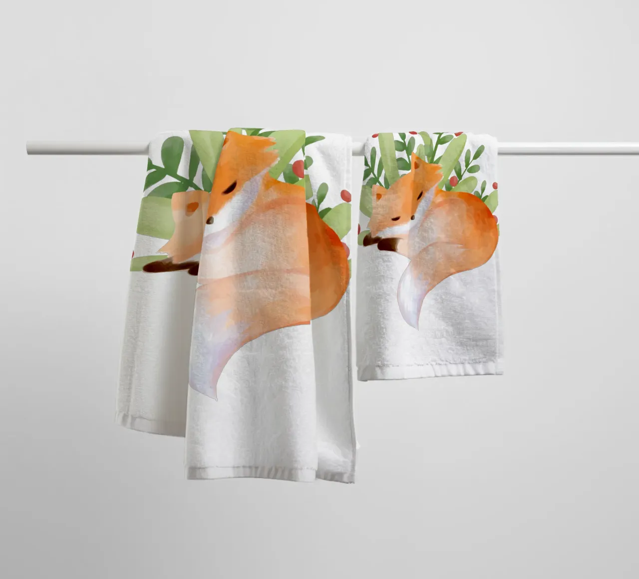 fuchsiges und süßes Kind Handtuch von khoailang