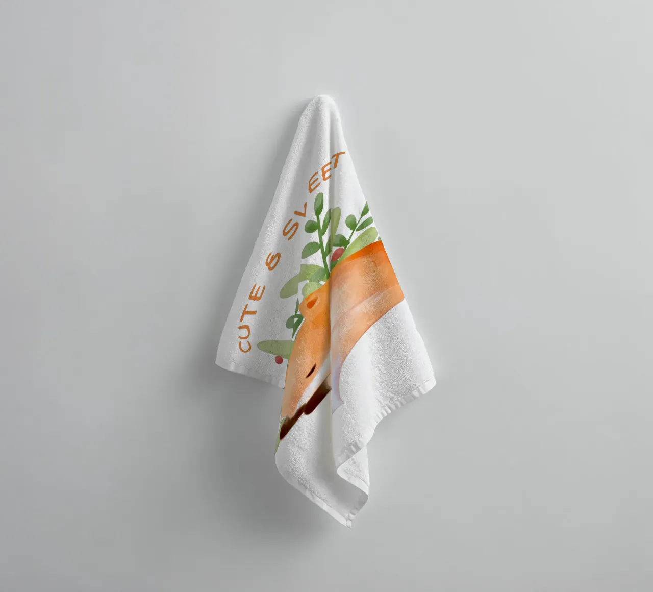 fuchsiges und süßes Kind Handtuch von khoailang