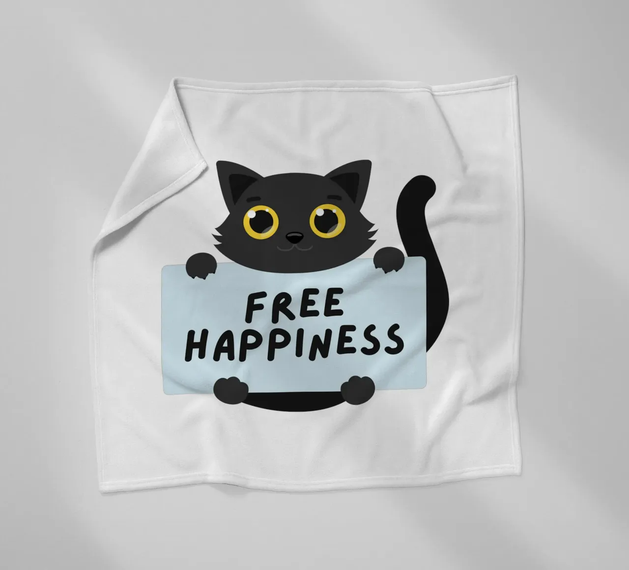 felicità libera coperta in pile da khoailang