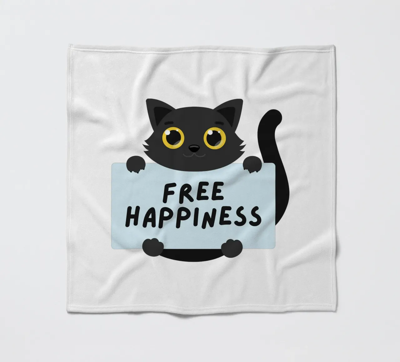 felicità libera coperta in pile da khoailang