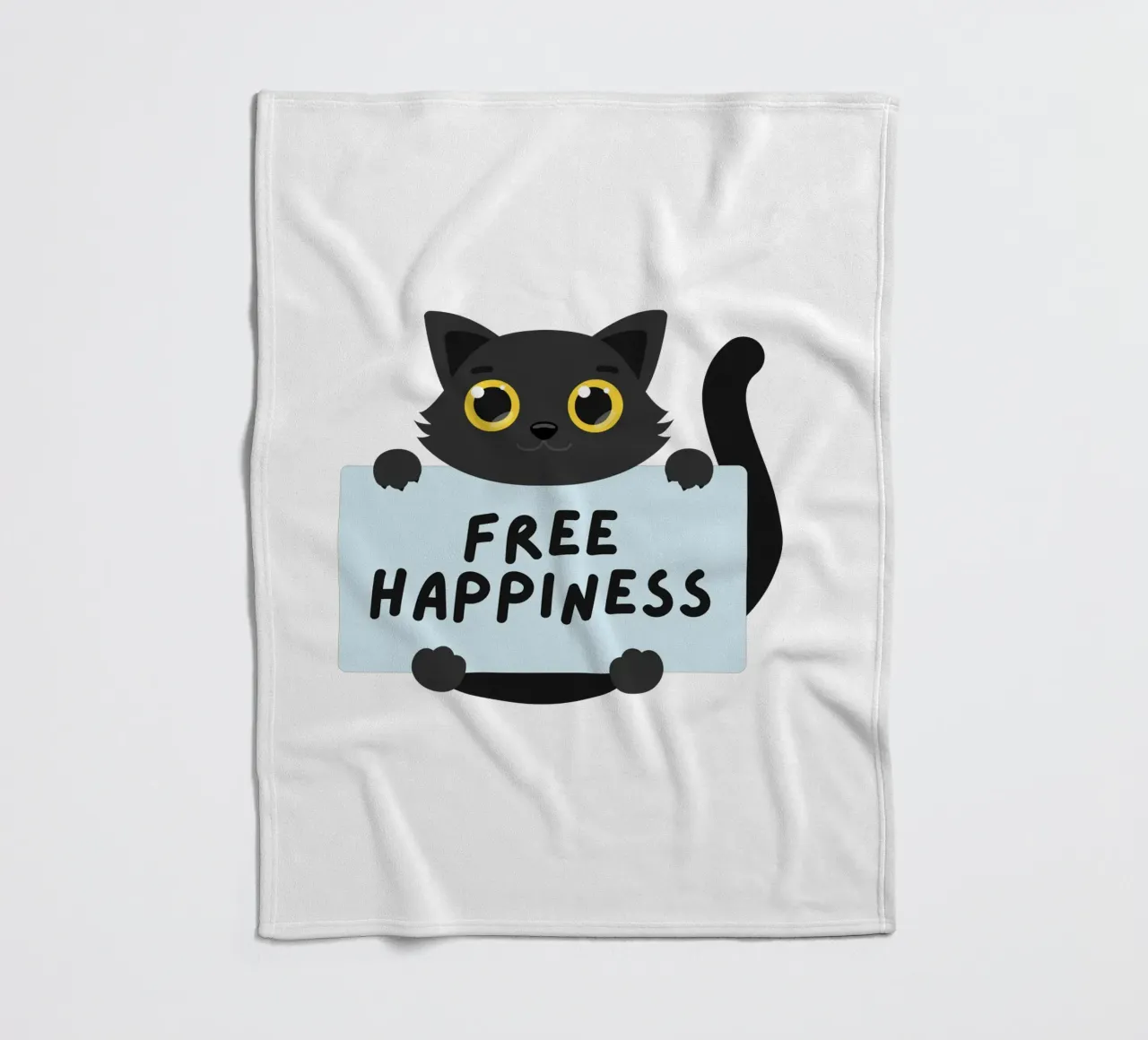 felicità libera coperta in pile da khoailang