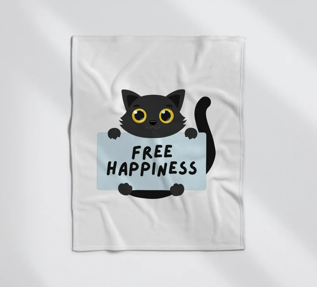 felicità libera coperta in pile da khoailang