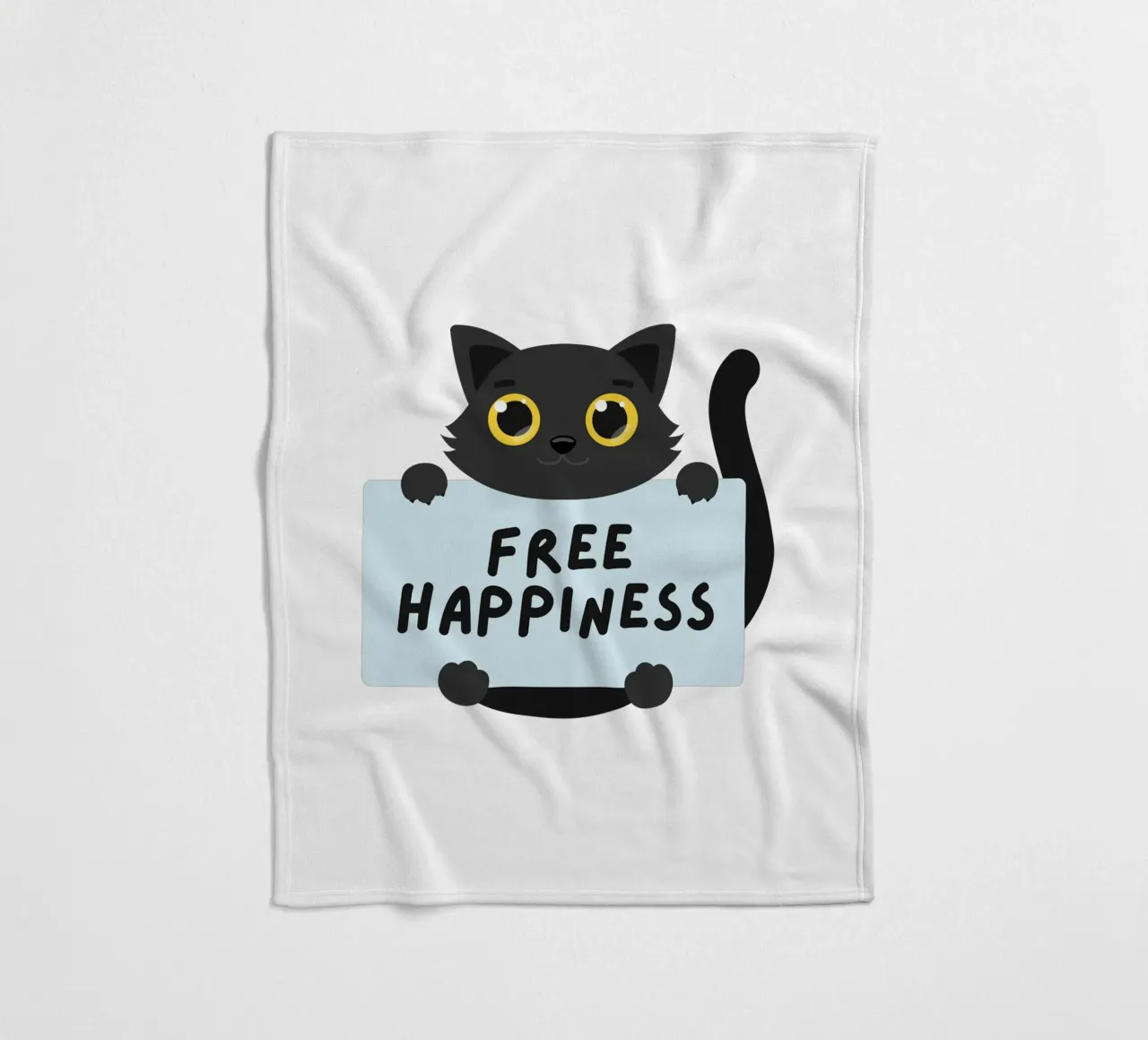 felicità libera coperta in pile da khoailang
