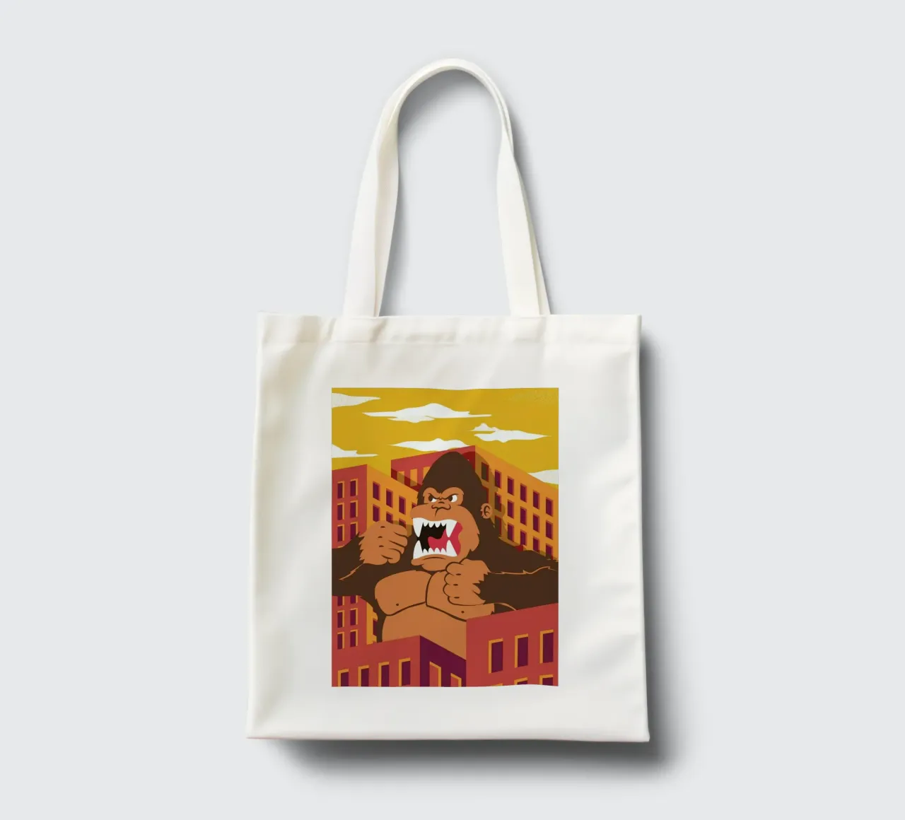 Ape borsa in juta da The Poster Kid