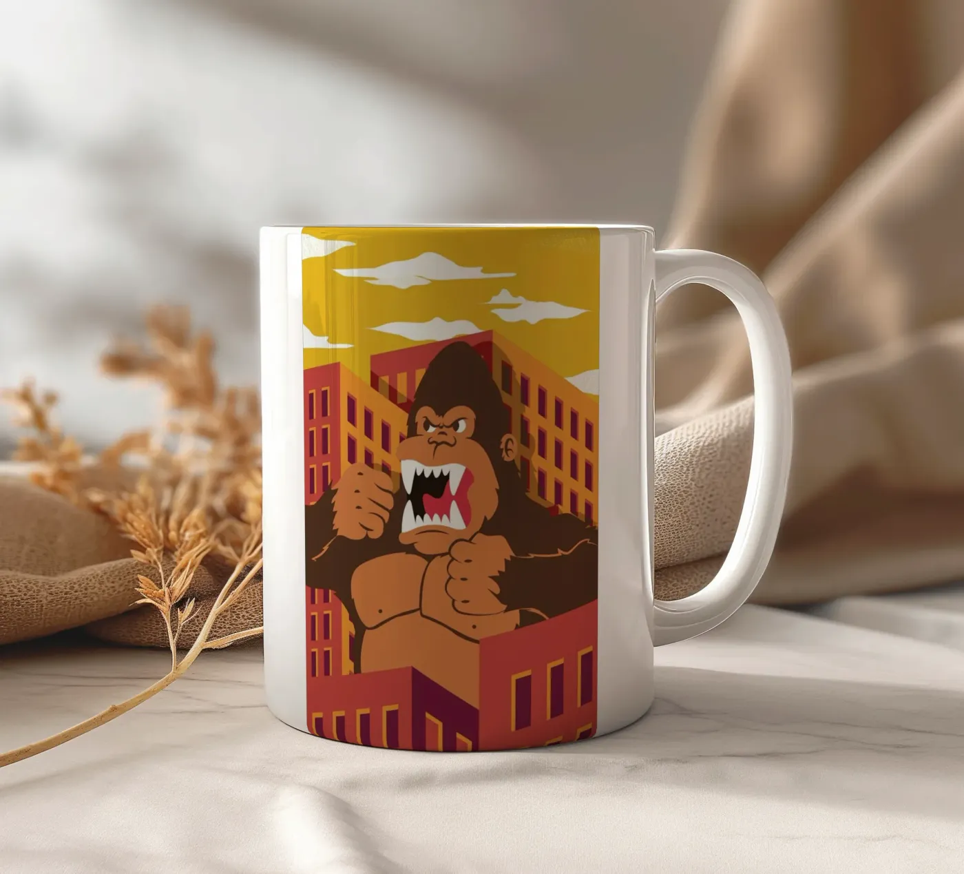 Ape ceramic mug by The Poster Kid