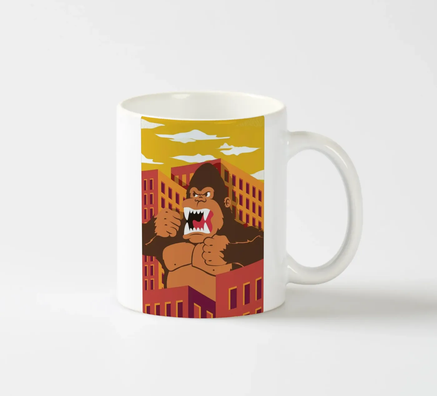 Ape ceramic mug by The Poster Kid