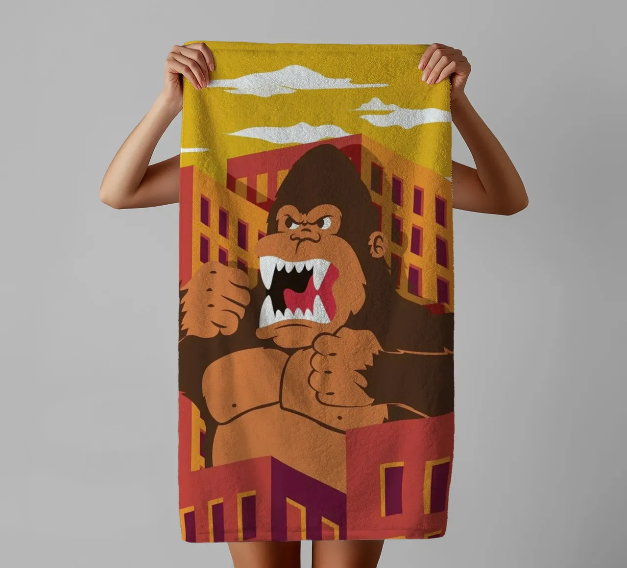 Ape asciugamano da bagno da The Poster Kid