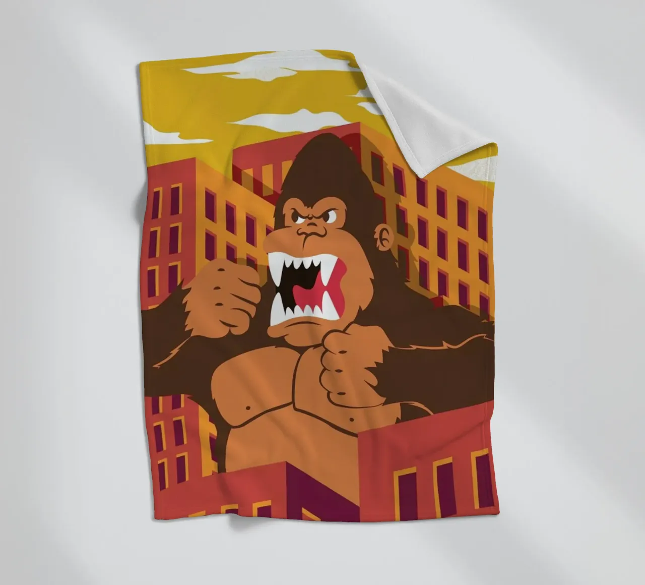 Ape Fleecedecke von The Poster Kid