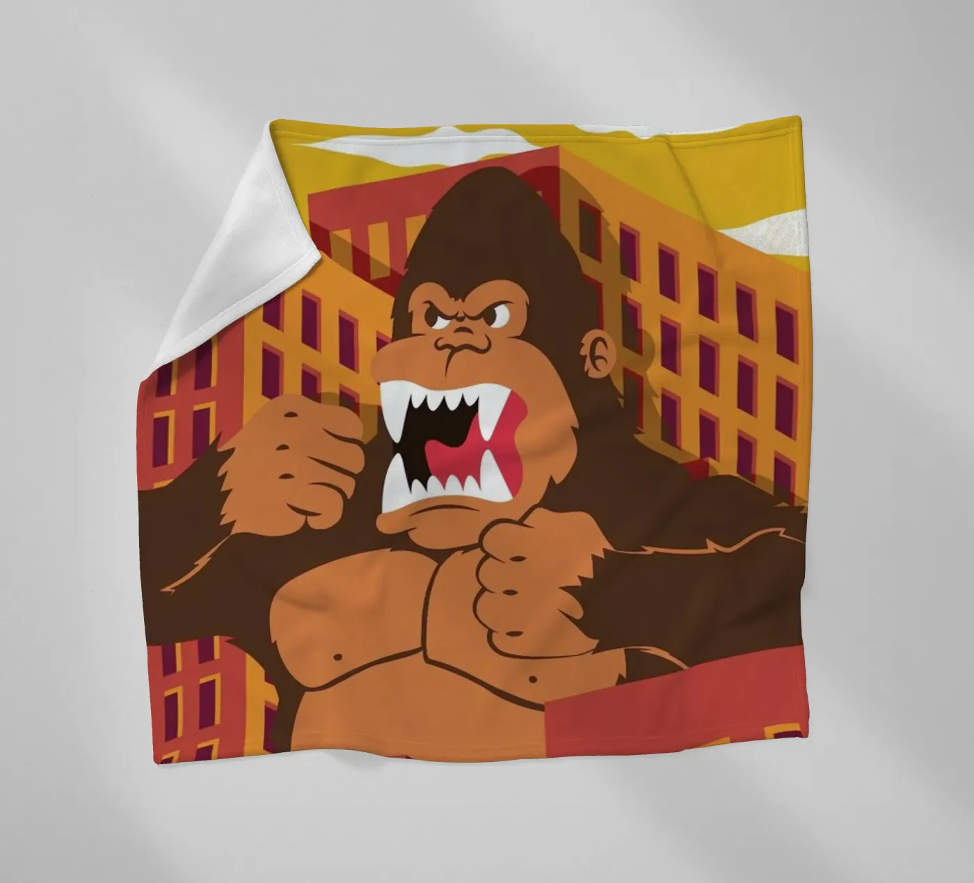 Ape fleecedeken van The Poster Kid